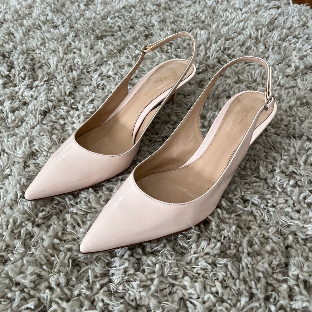 Gianvito Rossi Pointed Toe Patent Slingbacks - EU 40 - 9.5-10 U.S. - Picture 3 of 17